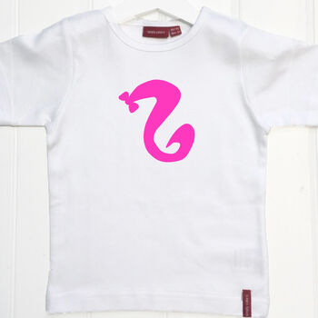 Personalised Girl's Ponytail T Shirt, 5 of 11