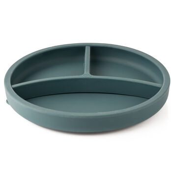 Silicone Plate With Removable Divider Teal, 3 of 5