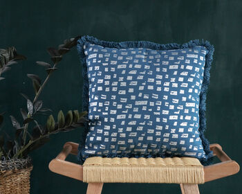 Mirage Bricks Recycled Cotton Cushion Cover, 2 of 6
