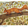 Red Squirrel Organic Lampshade, thumbnail 5 of 5