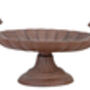 Traditional Brown Cast Iron Two Bird Bath And Feeder Gift, thumbnail 4 of 4