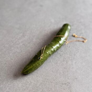 May Birthstone Emerald Gold Plated Necklace, 2 of 8