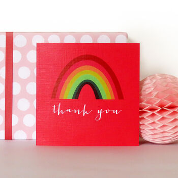 Rainbow Thank You Card, 3 of 5