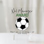 Personalised Thank You Football Coach Award Plaque, thumbnail 4 of 5