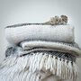Onita Black And White Warm Soft Blanket, thumbnail 6 of 10
