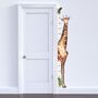 Giraffe Height Chart Sticker, thumbnail 1 of 3