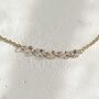 Princess And Round Diamond Tennis Necklace, thumbnail 3 of 5