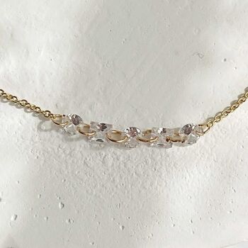 Princess And Round Diamond Tennis Necklace, 3 of 5