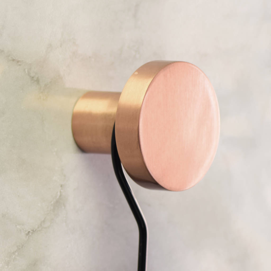 Modern Brass Coat Hooks