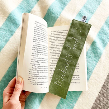 Personalised Embroidered Bookmark, 5 of 7