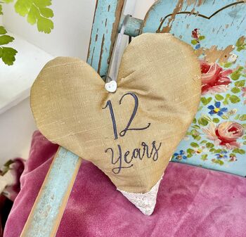 Silk Anniversary Heart, 2 of 12