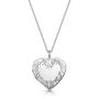 Personalised Sterling Silver Heart Locket With Scroll, thumbnail 9 of 12