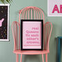 'Real Queens' Feminist Typographic Art Print, thumbnail 1 of 2