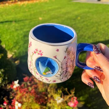 Porcelain Mug With Blue Tit, 3 of 4