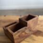 Desk Caddy, Indian Rosewood Desk Organiser, thumbnail 5 of 11