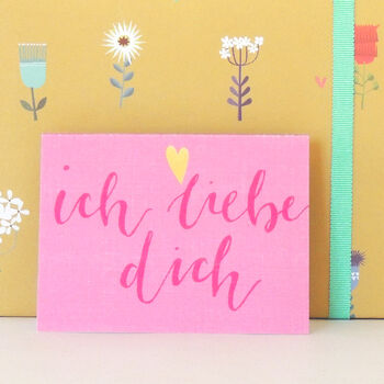 Mini Ich Liebe Dich Card, 4 of 5