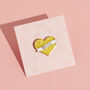 Bride Gold Heart Lapel Pin, thumbnail 2 of 4