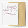 Happy Birthday Wording Seed Embedded Card, thumbnail 1 of 2