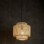 Joni Bamboo Pendant Light Shade, thumbnail 1 of 4