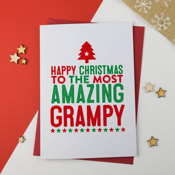 Amazing Grandad, Grampy, Gramps Christmas Card, 2 of 5