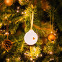 Hanging Flat Bauble Christmas Tree Decor, thumbnail 2 of 7