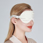 Silk Sleep Giftset Ivory Luxury Pillowcase Eye Mask And Scrunchie, thumbnail 8 of 12