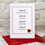 Special Dates Valentines Card, thumbnail 2 of 2