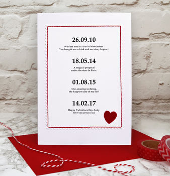 Special Dates Valentines Card, 2 of 2