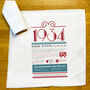 Personalised 90th Birthday Gift 1934 Handkerchief Pair, thumbnail 7 of 7