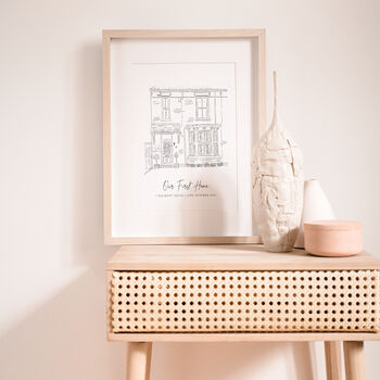 Personalised House Portrait Line Drawing, 2 of 10