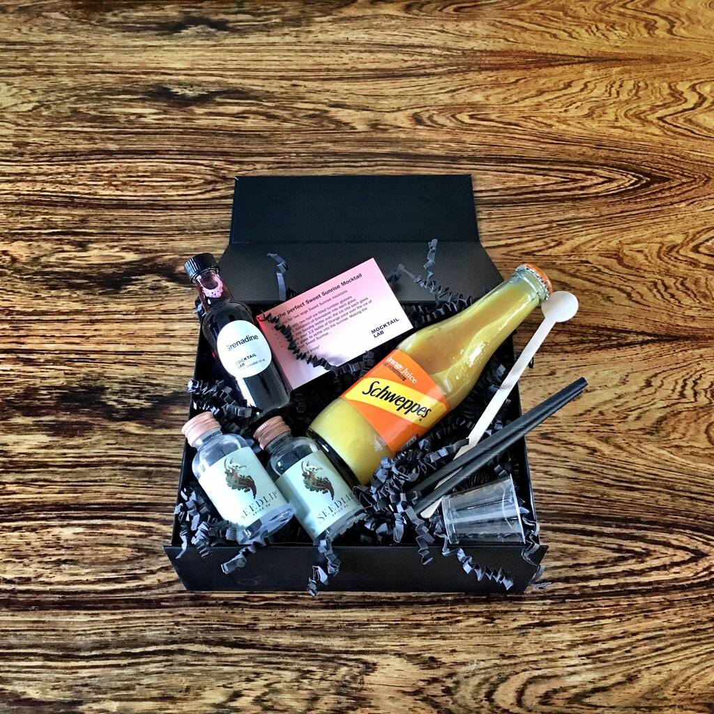 Sweet Sunrise Non Alcoholic Mocktail Gift Box By Cocktail Lab