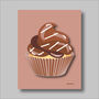 Chocolate Cupcake Print, thumbnail 1 of 6
