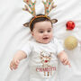 Cute Reindeer Name Christmas Children's Clothing, thumbnail 3 of 4