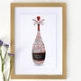 Personalised 40th Birthday Champagne Word Art, thumbnail 3 of 10