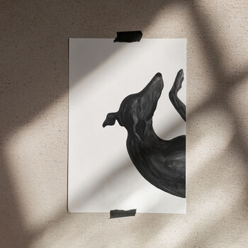 Cavendish Hound Sleeping Sighthound Artwork, 3 of 4