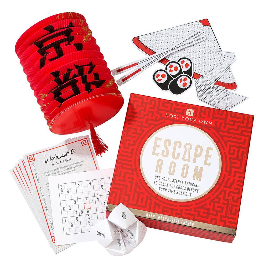 Japanese Theme Host Your Own Escape Room Game Perfect For All Occasions, 1 of 6