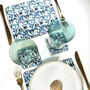 The Blue Decorative Thistle Set Of Four Placemats, thumbnail 2 of 2