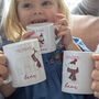 Personalised Family Christmas Bears Mug, thumbnail 1 of 2