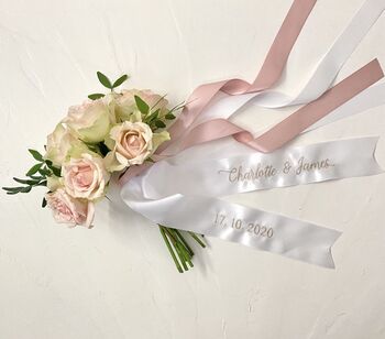 Personalised Wedding Bouquet Ribbon, 2 of 5
