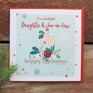 Daughter And Son In Law Chistmas Card By Molly Mae®