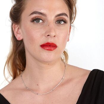 Double Layer Drop Necklace With Toggle, 3 of 12