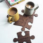 Personalised Walnut Jigsaw Piece Coasters, thumbnail 6 of 6