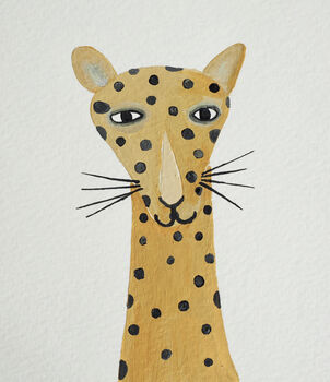 Leopard With Spots Birthday Card, 3 of 9