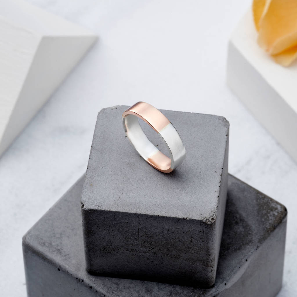 Two Tone Four Split Ring, 1 of 3
