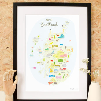 Map Of Scotland, 5 of 8