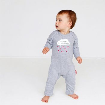 Personalised 'My First Valentines' Babygrow, 7 of 10