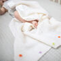 Cashmere Baby Blanket With Personalised Embroidery, thumbnail 3 of 9