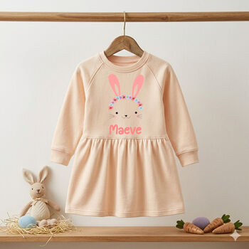 Personalised Girls Dress Easter Rabbit, 3 of 3