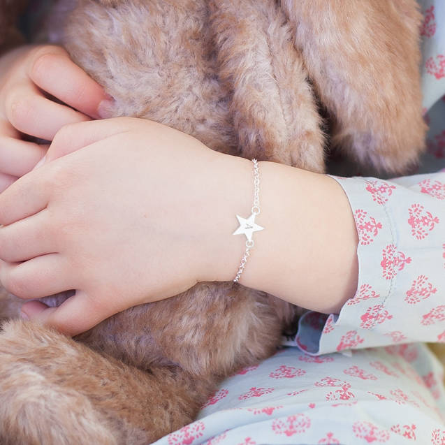 Chloe Initial Star Personalised Bracelet, 1 of 5