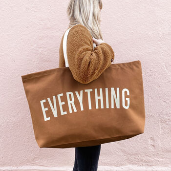 'Everything' Tan Really Big Bag, 2 of 9